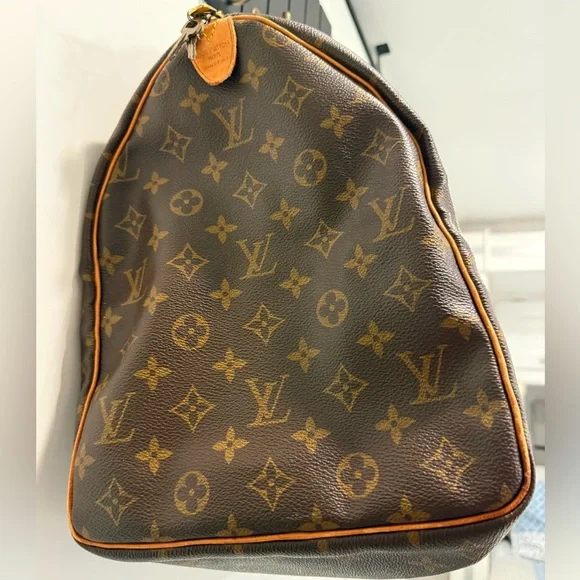 ❌SOLD❌Louis Vuitton Monogram Keepall 50 FEDEX 3922 8193 1116 - Picture 12 of 14